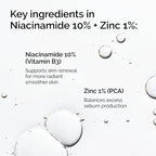 The Ordinary - Niacinamide 10% + Zinc 1%  Serum for Oily Skin