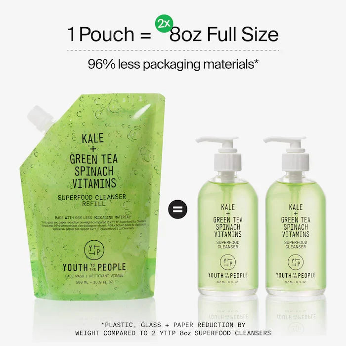 Youth To The People - Superfood Hydrating Gentle Antioxidant Refillable Cleanser