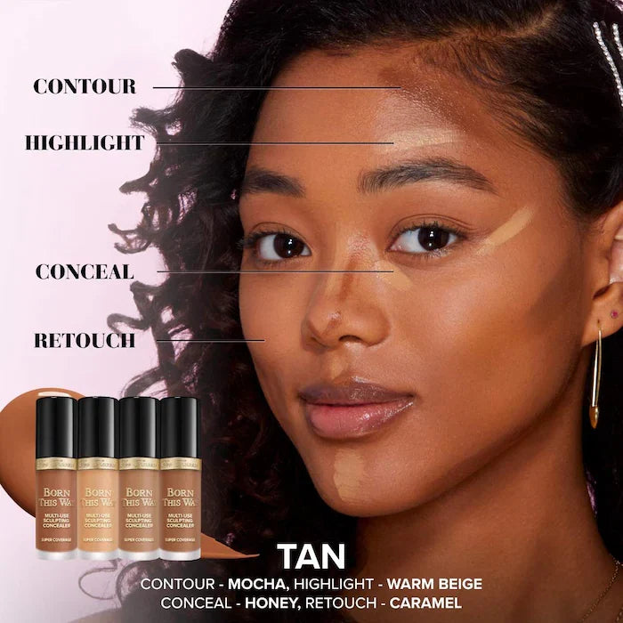 Too Faced - Born This Way Super Coverage Multi-Use Concealer with Hyaluronic Acid