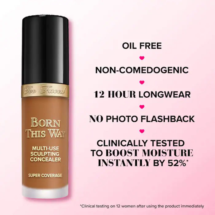 Too Faced - Born This Way Super Coverage Multi-Use Concealer with Hyaluronic Acid