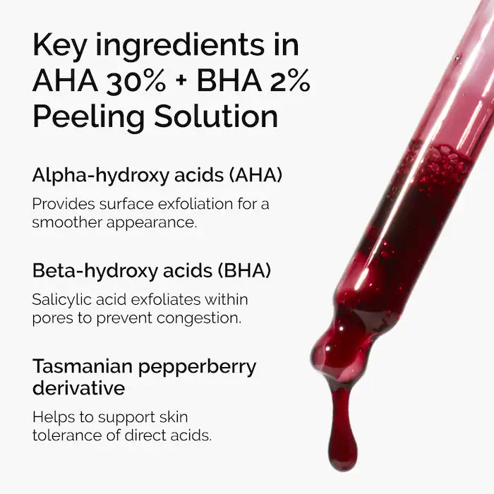 The Ordinary - AHA 30% + BHA 2% High-Strength Peeling Solution for Brightening