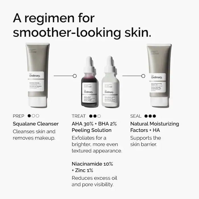 The Ordinary - AHA 30% + BHA 2% High-Strength Peeling Solution for Brightening