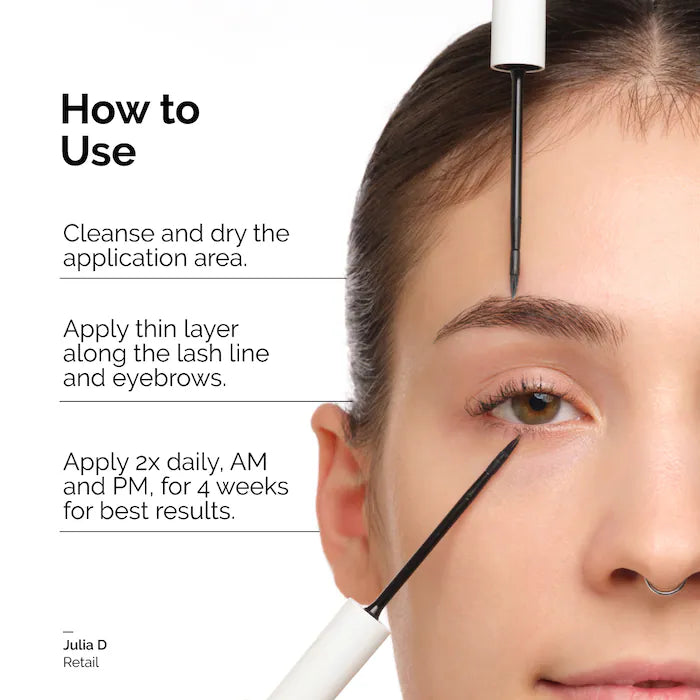 The Ordinary - Multi-Peptide Lash and Brow Serum for Thicker, Fuller Looking Lashes & Brows