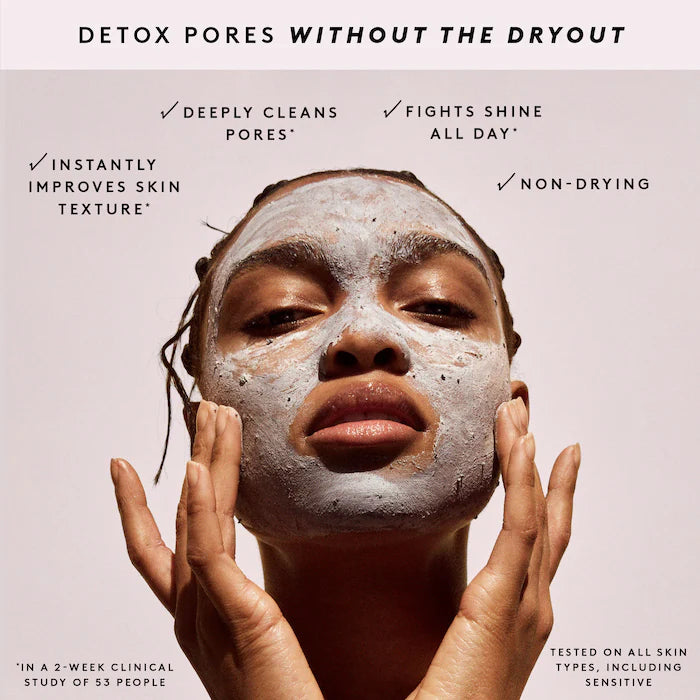 Cookies N Clean Whipped Clay Pore Detox Face Mask with Salicylic Acid + Charcoal