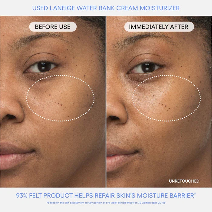 Laneige - Water Bank Blue Hyaluronic Cream Moisturizer for Moisture Barrier Repair