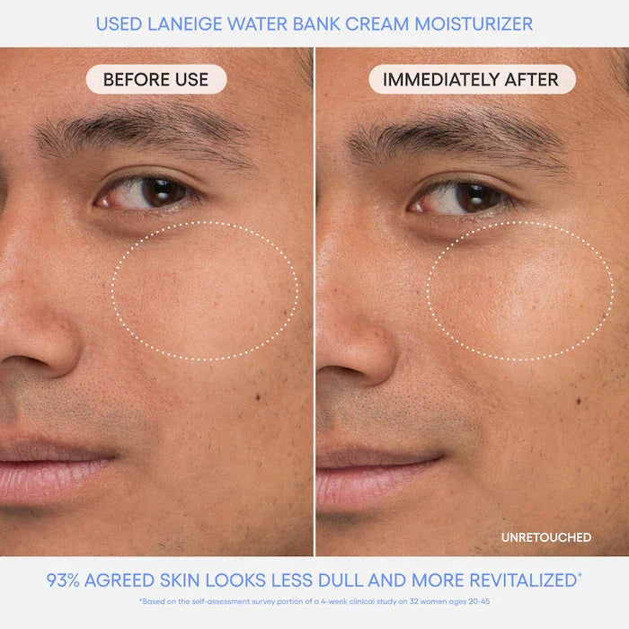 Laneige - Water Bank Blue Hyaluronic Cream Moisturizer for Moisture Barrier Repair