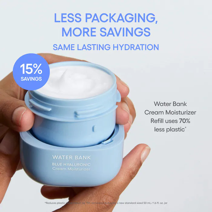 Laneige - Water Bank Blue Hyaluronic Cream Moisturizer for Moisture Barrier Repair