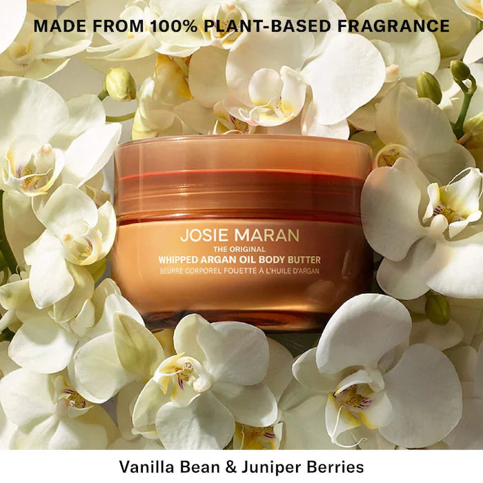 Josie Maran - Vanilla Vibezzz - Whipped Argan Oil Refillable Firming Body Butter Jar