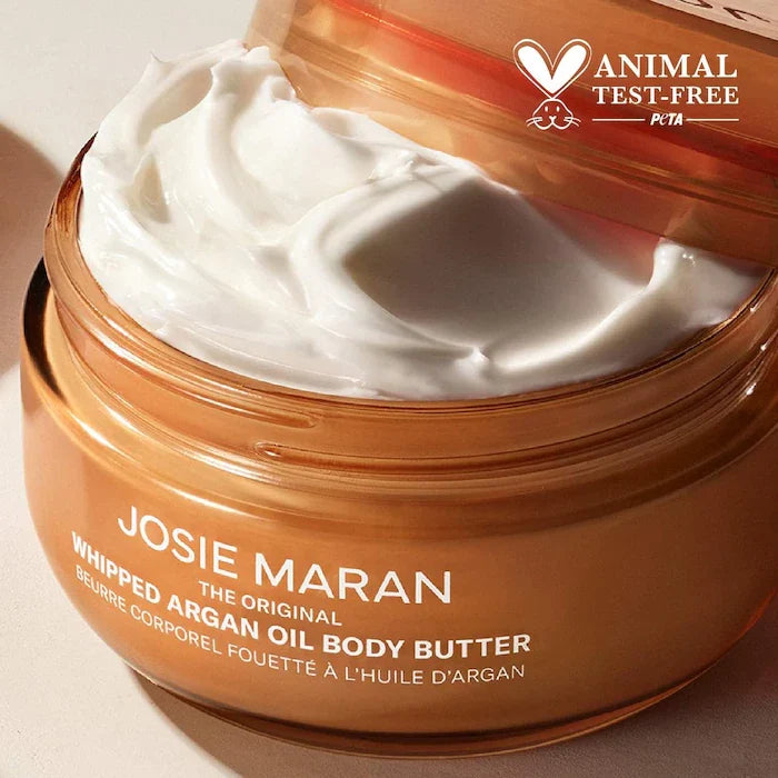 Josie Maran - Vanilla Vibezzz - Whipped Argan Oil Refillable Firming Body Butter Jar