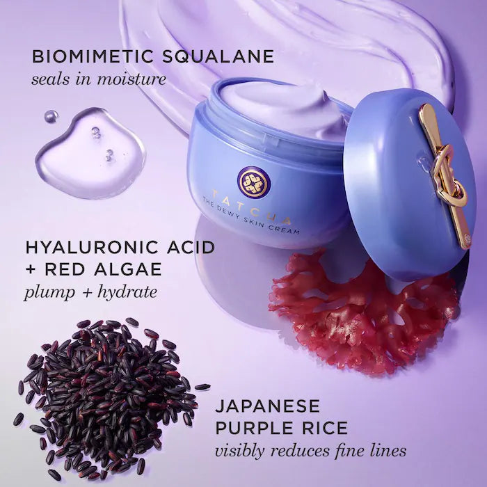 Tatcha - The Dewy Skin Cream Plumping & Hydrating Refillable Moisturizer