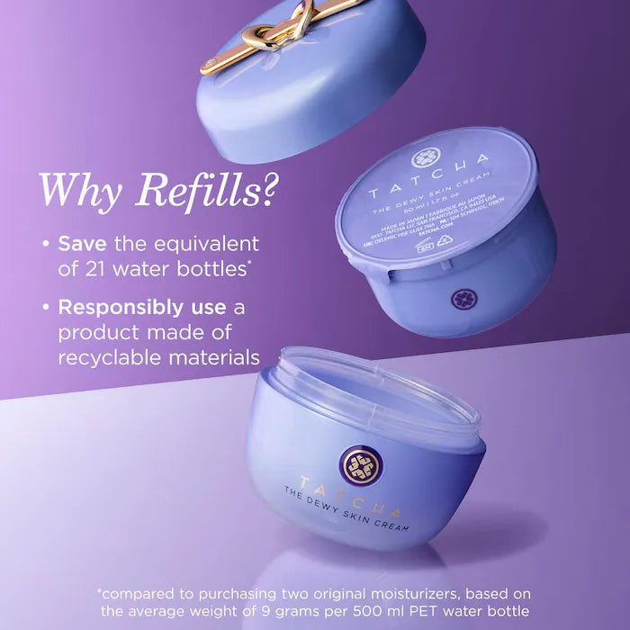 Tatcha - The Dewy Skin Cream Plumping & Hydrating Refillable Moisturizer