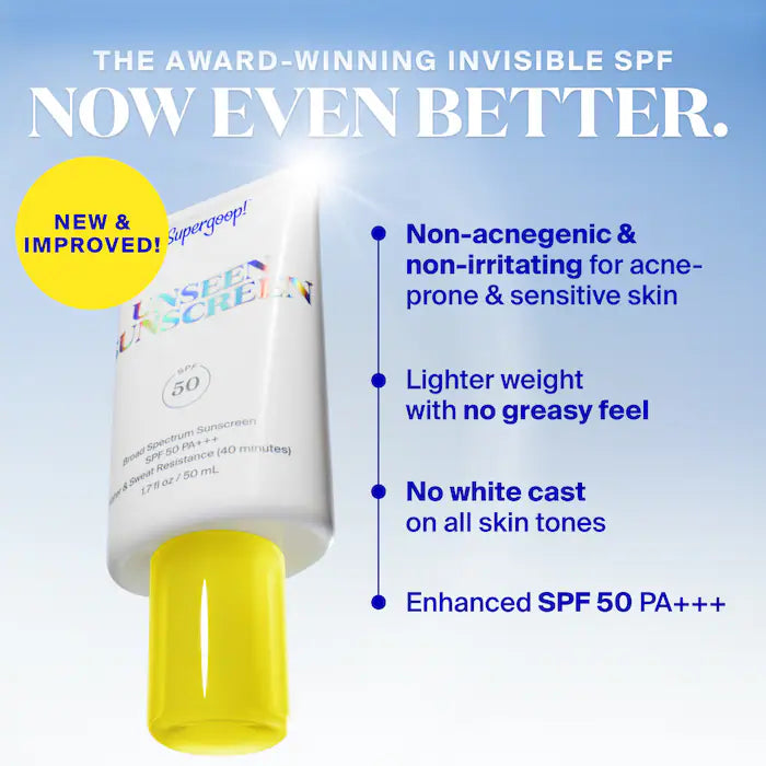 Supergoop - Unseen Sunscreen Invisible Broad Spectrum SPF 50  PA +++