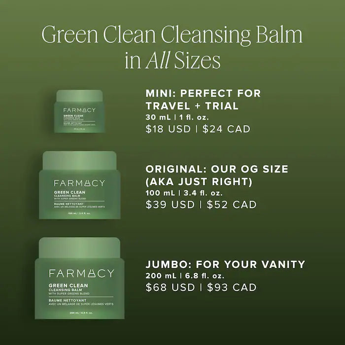 Farmacy - Green Clean Makeup Removing Cleansing Balm