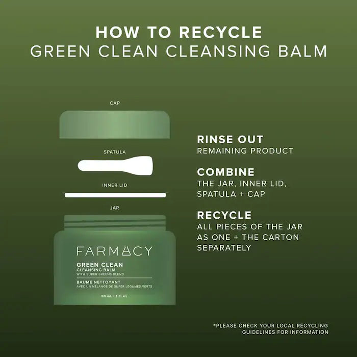 Farmacy - Green Clean Makeup Removing Cleansing Balm